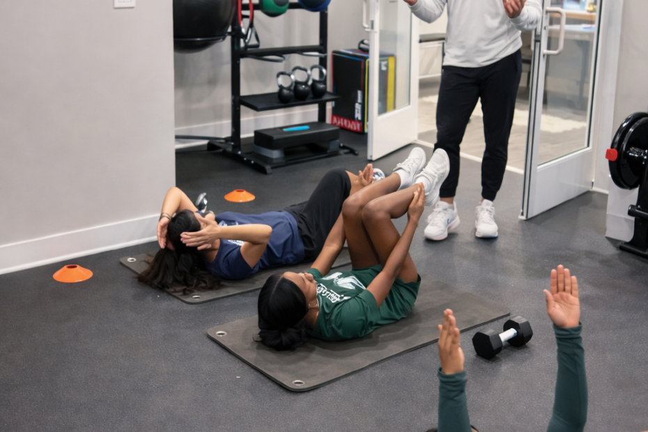 State-of-the-art fitness center with cardio and strength equipment at The Haven at Wake.